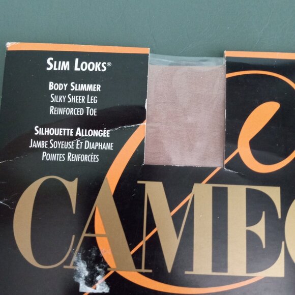 Cameo Panty Hose Stocking 70's Tall Linen Vintage Pantyhose Hosiery Dead Stock - Picture 5 of 10